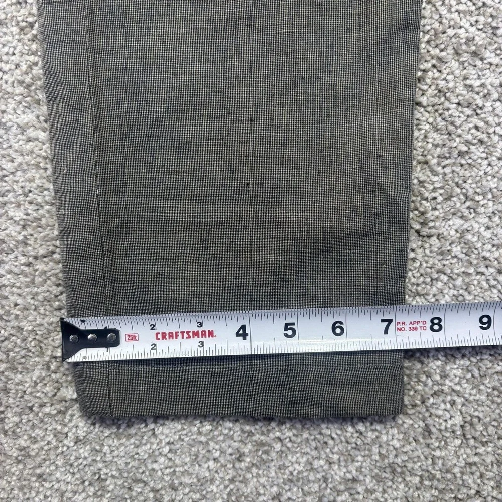 J.Crew 484 Slim Fit Pants Mens 34x32 Gray Linen Cotton Chino K6023